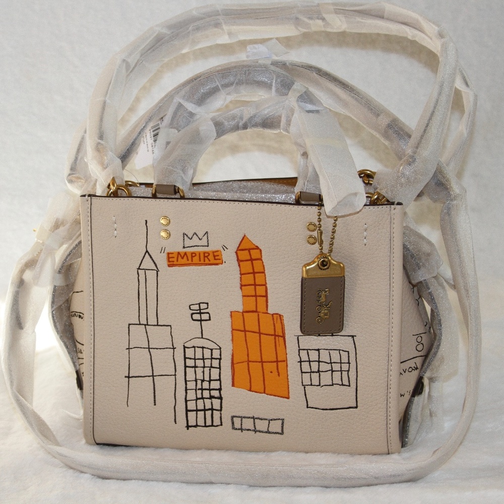 COACH Jean-Michel Basquiat Rogue 25 Satchel Shoulder Bag